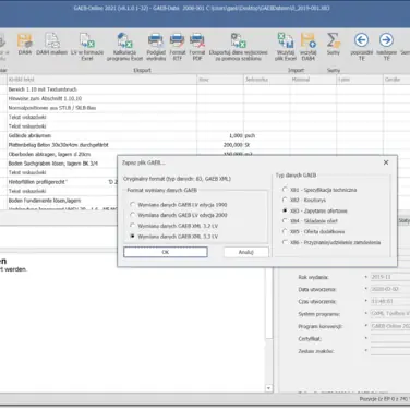 Easy to use: Small Software tool for the German GAEB standard
