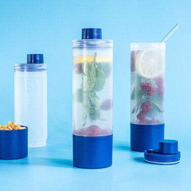 UNDA. Die nachhaltige 3-in-1 Multifunktionsflasche revolutioniert den Trinkflaschen-Markt.
