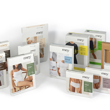 Natürlich anziehend: die neue Verpackungslinie für mey