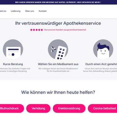 Online Arzt Dienst Medzino heißt jetzt Kaspel