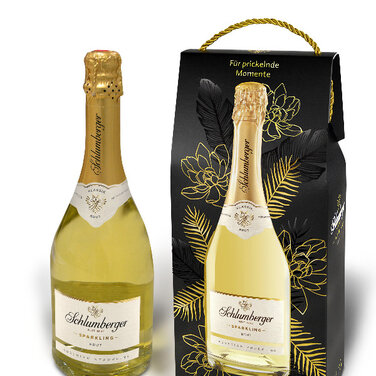 Ein Knaller in Sachen Veredelung - Karl Knauer entwickelt Geschenkverpackung für Schlumberger Sekt