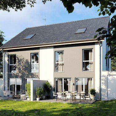 KSK-Immobilien vermittelt vier Doppelhaushälften und drei Reihenhäuser in Siegburg