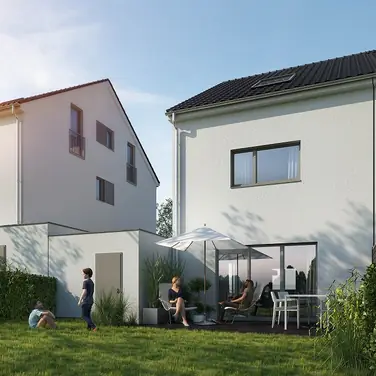 KSK-Immobilien vermittelt acht Einfamilienhäuser als Doppelhaushälften oder Reihenhäuser in Euskirchen