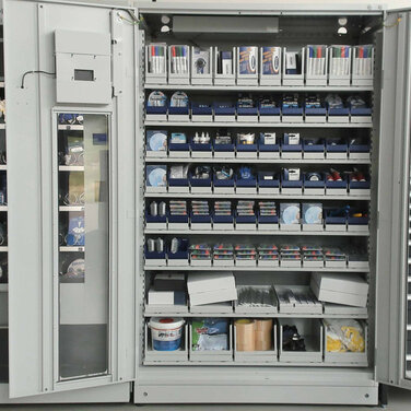 Der neue Ausgabeautomat mit Wiegezellentechnik von HAHN+KOLB