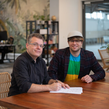 Christoph Weiss (Glockenweiß) und Karsten Kossatz (indipendesk)