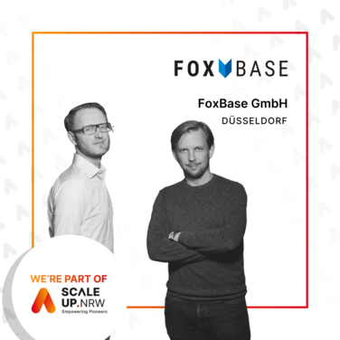 FoxBase als Top Startup in NRW ausgewählt