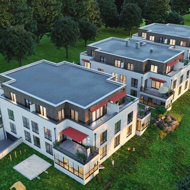 Neubauprojekt der KSK-Immobilien GmbH in Pulheim.