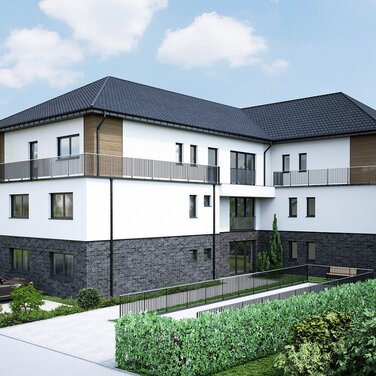Neubauprojekt der KSK-Immobilien GmbH in Gummersbach.