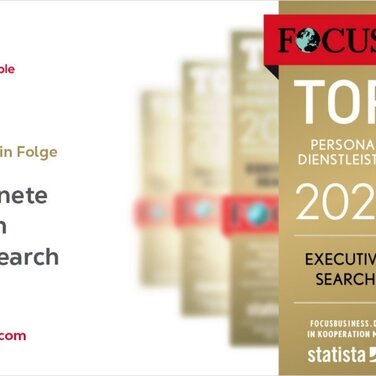 EO Executives erneut ausgezeichnet als Top Personalberatung im Executive Search