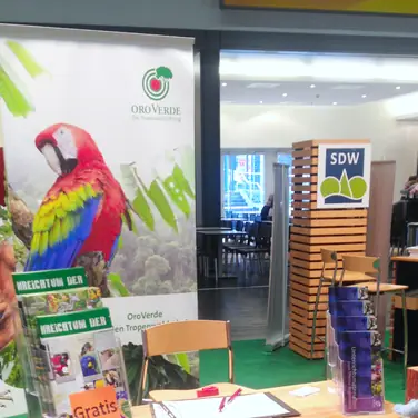 Stand von OroVerde auf der didacta