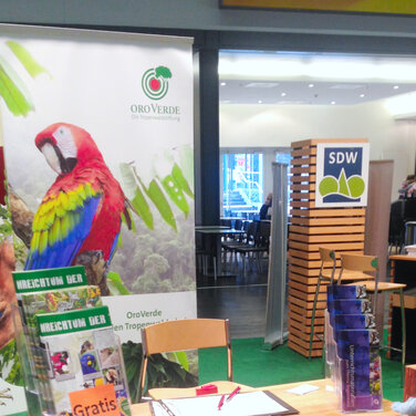 Stand von OroVerde auf der didacta