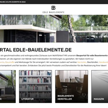 Relaunch von Edle-Bauelemente.de