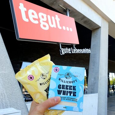 Willicroft Greek White und Young Dutch bei Tegut