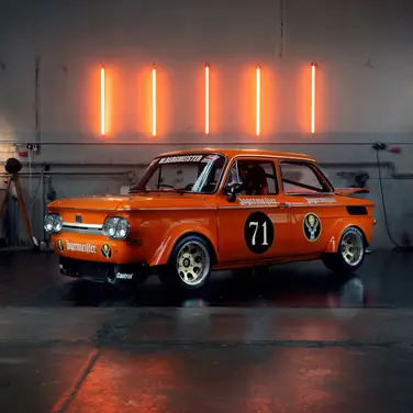 Der NSU TT Jägermeister der historischen Fahrzeugsammlung der AUDI AG.