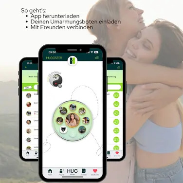 HUGGSTER: Digitale Umarmungen werden real