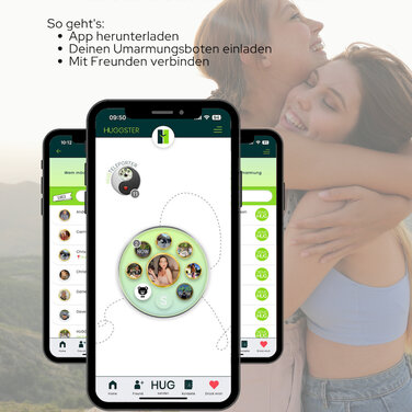 HUGGSTER: Digitale Umarmungen werden real