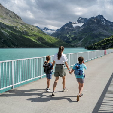 Sommer mit Kindern in den Bergen