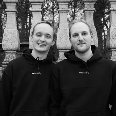 (von links: F. Kemnitz, Berater und M. Dias Faria, Gründer)
