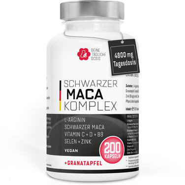 Schwarzer-Maca-Komplex von "Deine tägliche Dosis"