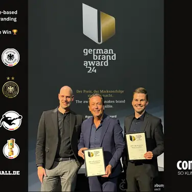 comevis erhält 2 Awards für das DFB Soundbranding beim German Brand Award