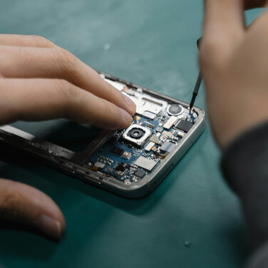 Reparatur eines Smartphones