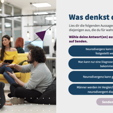 Interaktiv und unterhaltsam baut der Kurs Vorurteile ab und vermittelt Grundwissen