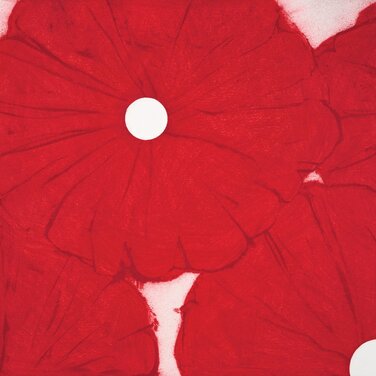 Donald Sultan Four Big Poppies 🔥 | FRANK FLUEGEL GALERIE