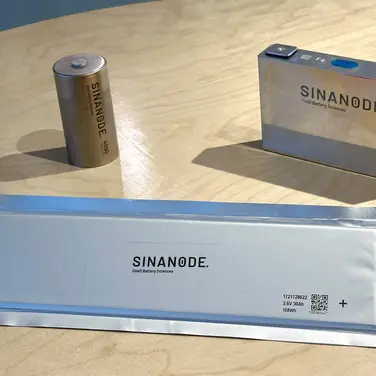 Batteriezellen mit Sinanode-Technologie besitzen kleinen CO2-Footprint