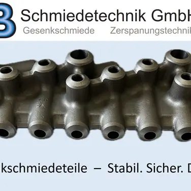 Gesenkgeschmiedetes Rohrverbindungselement (Fitting) für den Energieanlagen-Kesselbau.