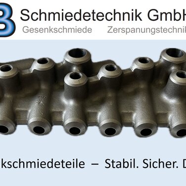 Gesenkgeschmiedetes Rohrverbindungselement (Fitting) für den Energieanlagen-Kesselbau.