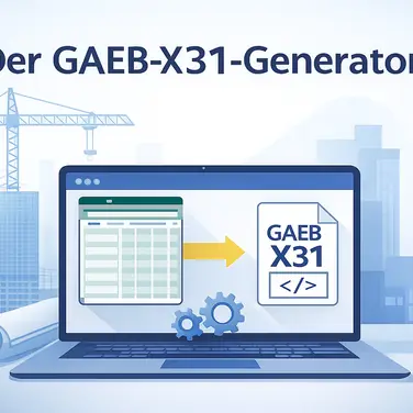 Neue Erweiterung für GAEB-Online 2025 vereinfacht den Export von GAEB X31