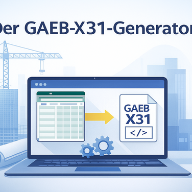 Neue Erweiterung für GAEB-Online 2025 vereinfacht den Export von GAEB X31