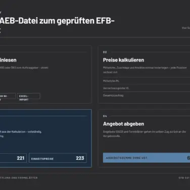 Excel EFB-Rückwärtskalkulation“ für GAEB-Online 2025