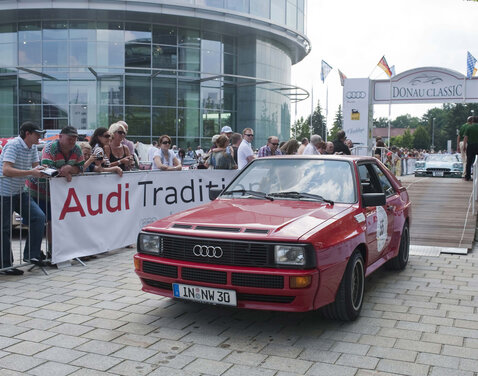Jubilare von Audi Tradition bei Donau Classic