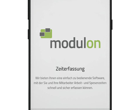 Mobile Zeiterfassung per Smartphone – Neue App der modulon Webservice GmbH