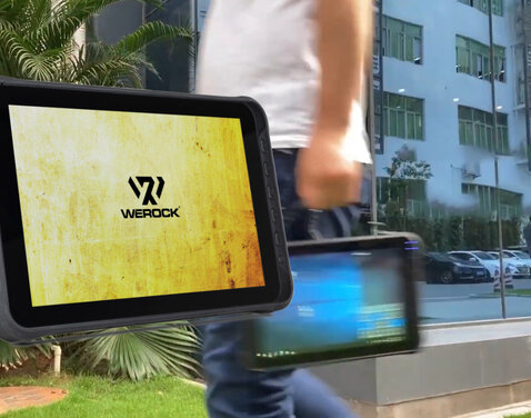 Für raue Umgebungen: WEROCK stellt neues Rugged Tablet Rocktab L110 vor