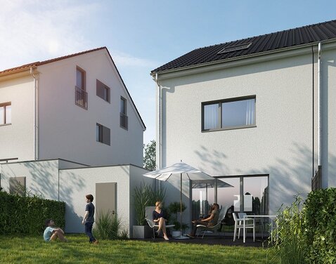 KSK-Immobilien vermittelt acht Einfamilienhäuser als Doppelhaushälften oder Reihenhäuser in Euskirchen