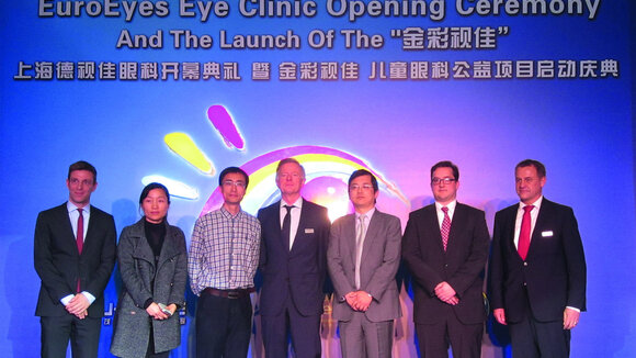 EuroEyes: Erste deutsche Augenlaserklinik eröffnet Standort in China