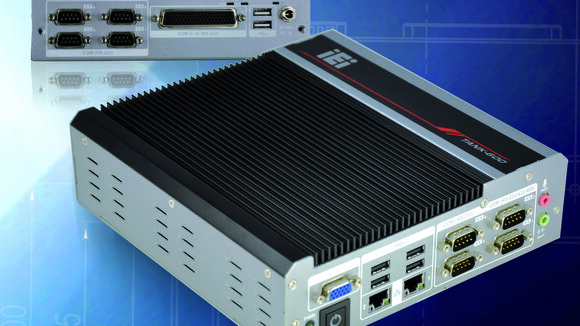 Lüfterfreier Embedded-PC mit 16 x COM-Ports