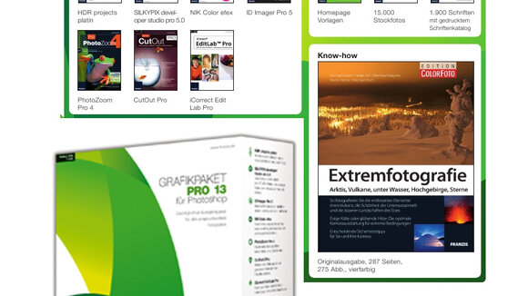 Franzis Grafikpaket Pro 13 für Photoshop - High-end Software Komplettpaket