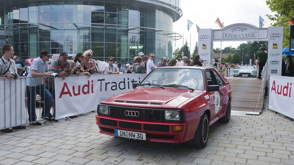Jubilare von Audi Tradition bei Donau Classic