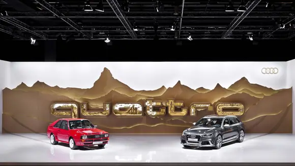 quattro im Scherenschnitt: Audi auf der Design Miami/Basel