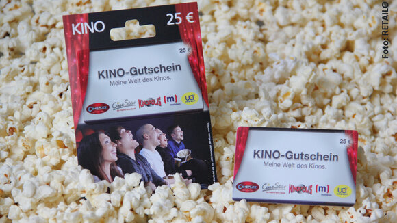 E-Geld Karten für Kino und Shopping