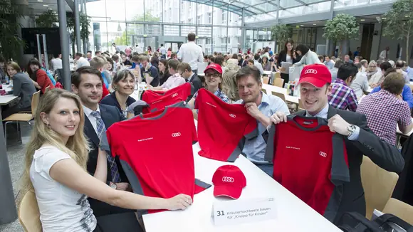 Gemeinsam Gutes tun: Zweiter Audi Freiwilligentag in Ingolstadt