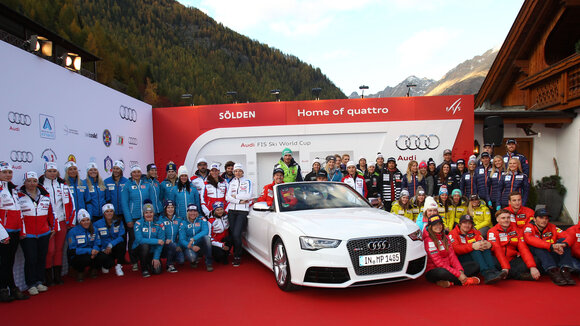 Audi im Wintersport aktiv