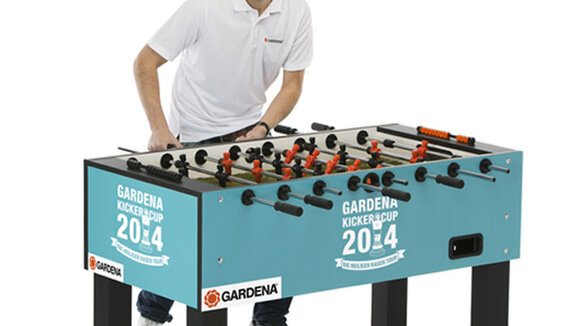 GARDENA Kicker Cup: Tischfußball auf echtem Rasen