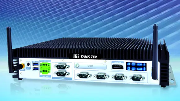 Lüfterfreier Box-PC mit dual CAN-Bus