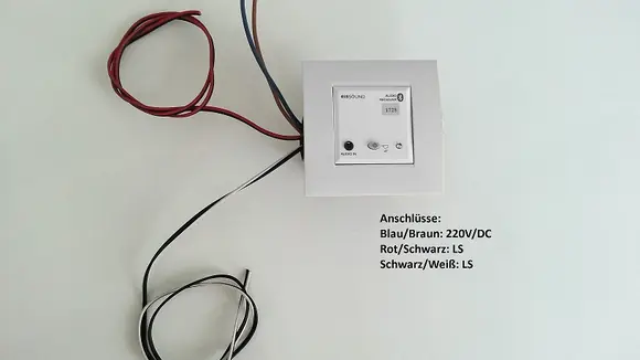 Bluetooth® Audio Receiver zum Unterputzeinbau neu von EISSOUND