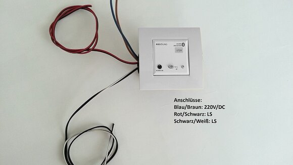 Bluetooth® Audio Receiver zum Unterputzeinbau neu von EISSOUND
