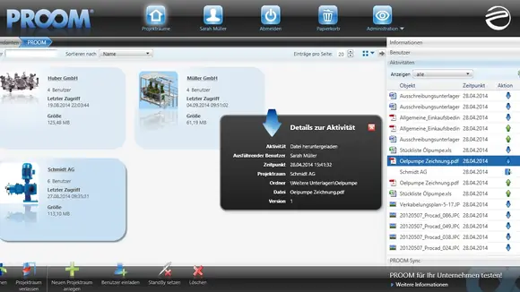 Alternative zu FTP: CAD-Datenaustausch mit File-Sharing-Plattform PROOM